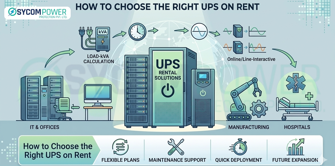 How to Choose the Right UPS on Rent for Your Business