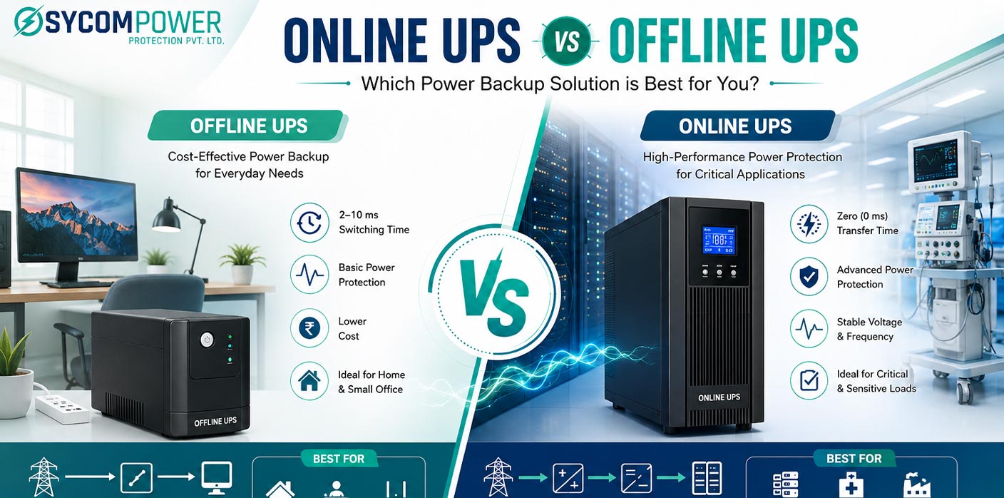 Online UPS vs Offline UPS